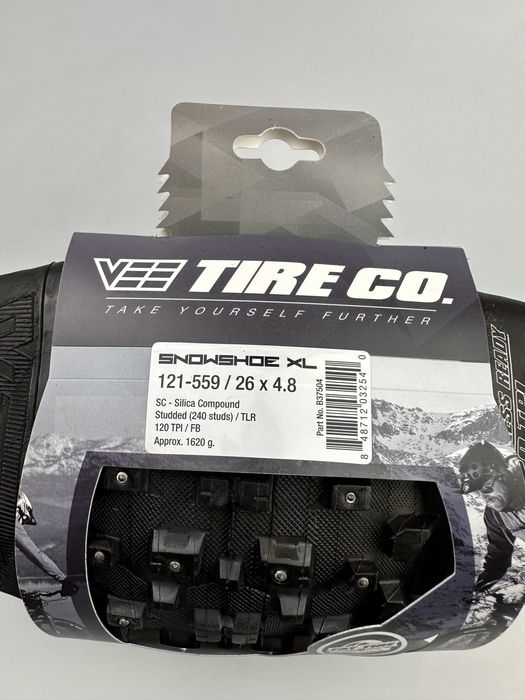 Opona rowerowa z kolcami 26'' / na śnieg VEE TIRE Snowshoe XL 26 x 4.8
