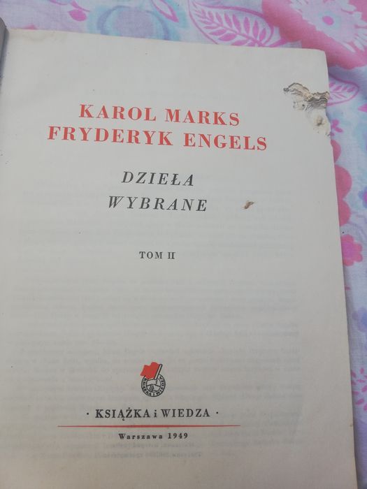 Marks-Engels dzieło a Wybrane tom 2gi