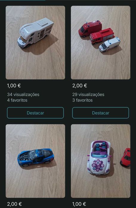 Vários brinquedos disponíveis não comprar anúncio