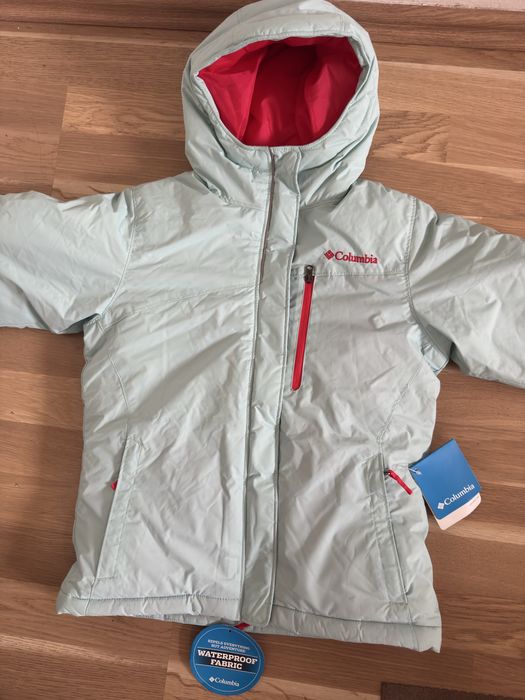 Columbia жіноча outdoor куртка з капюшоном – світло-блакитна (нова з бірками)