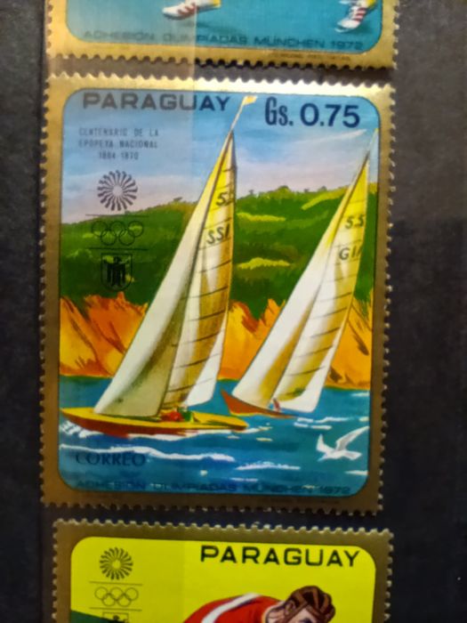 Znaczki znaczek pocztowy PARAGWAJ 1970 Olimpijskie