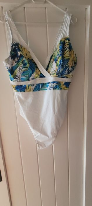 Strój kąpielowy nowy xxl biały miska e