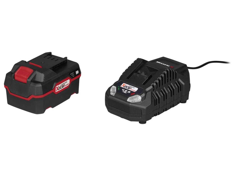 Kit Chave de Impacto Parkside 20V (400Nm) + Bateria 4Ah + Carregador