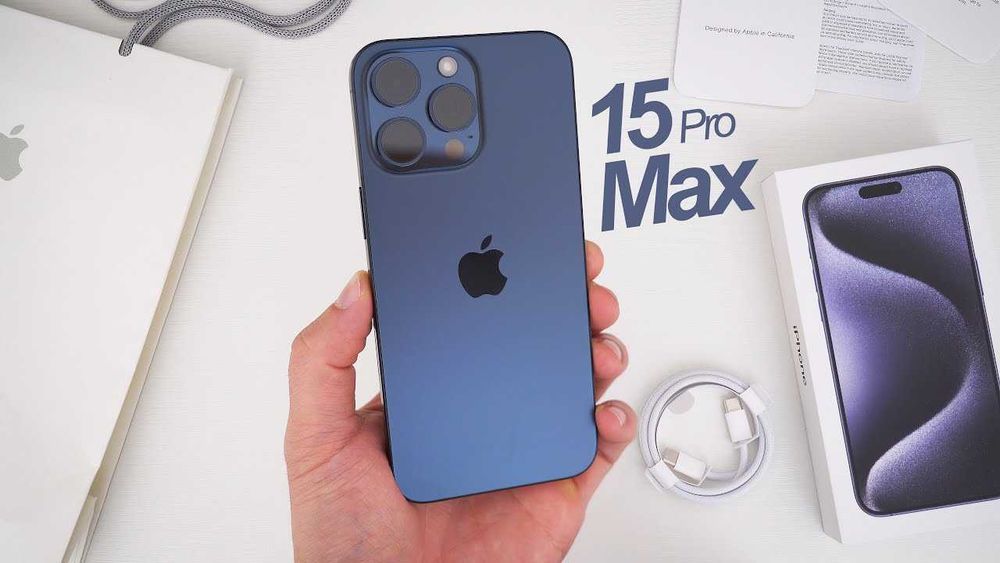 Nowy Apple iPhone 15 Pro Max 256GB Blue 4299ZŁ Sklep CentralGsm Wawa