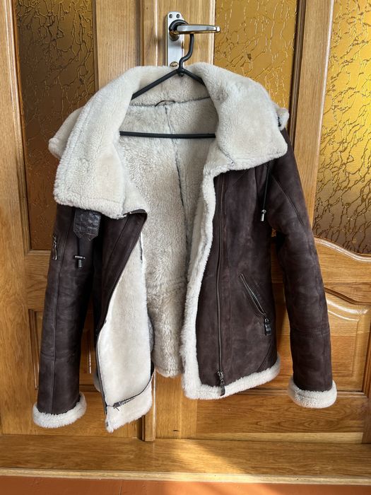 Жіноча дублянка коричнева