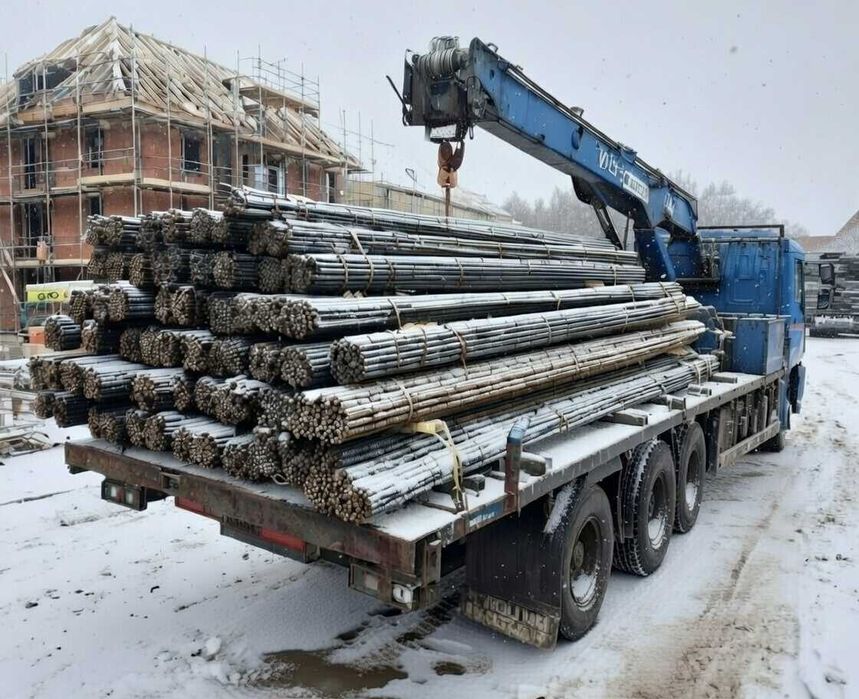 Pręty Żebrowane Fi 6,8,10,12,16- DOSTAWA HDS