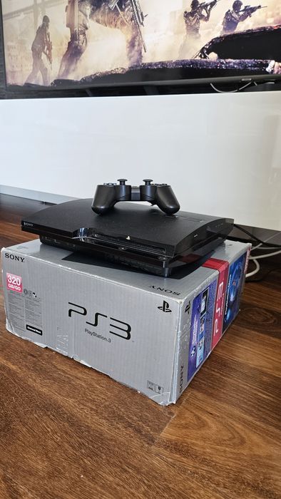 PlayStation 3 PS3 Slim 320 GB + Controller + Eye Camera + Games64740903569283121