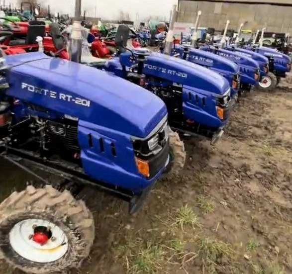 Новий мототрактор Forte RT-201 +фреза+плуг та доставка, трактор