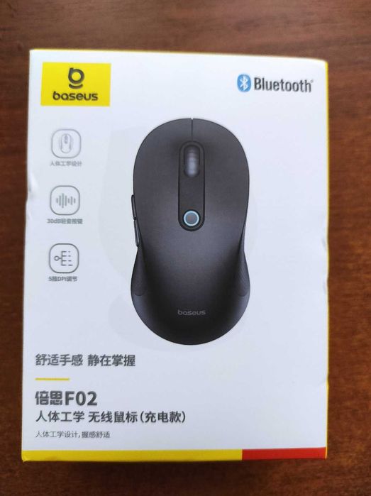 Миша Baseus F02 Rechargeable Wireless 2.4G/Bluetooth 5.2