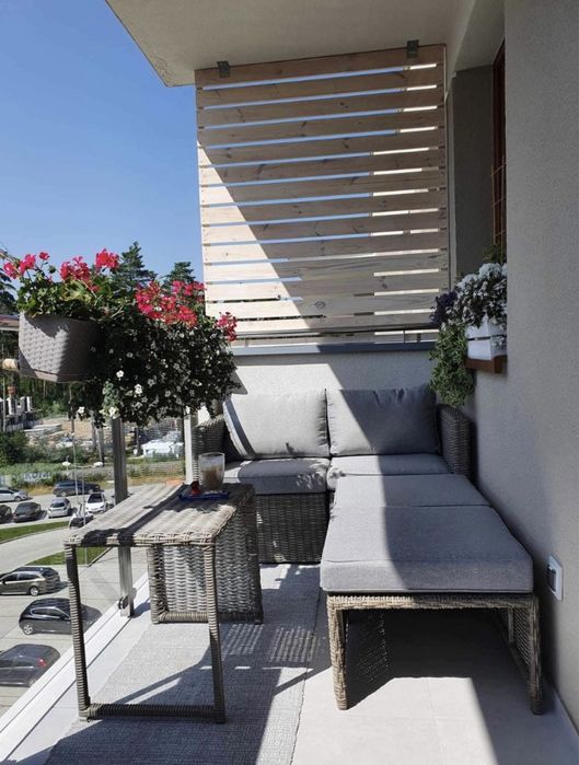 Przegroda zasłona balkonowa