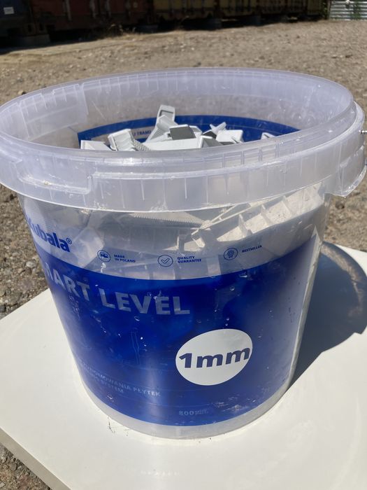 System poziomowania płytek (kliny+klipsy) 1 mm