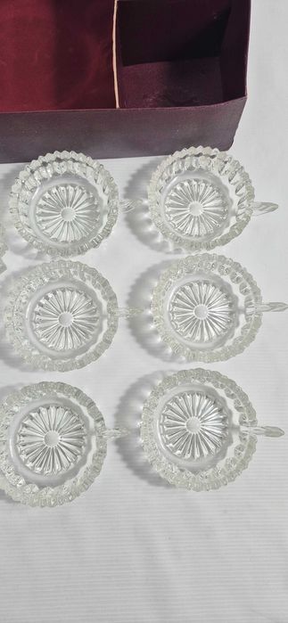 Elegancki Komplet Deserowy KRISTAL – 7 Elementów – Vintage