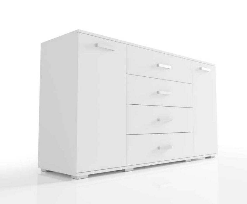 CZYSZCZENIE MAGAZYNU Komoda Duża 160 CM  Denver VK08 Biała