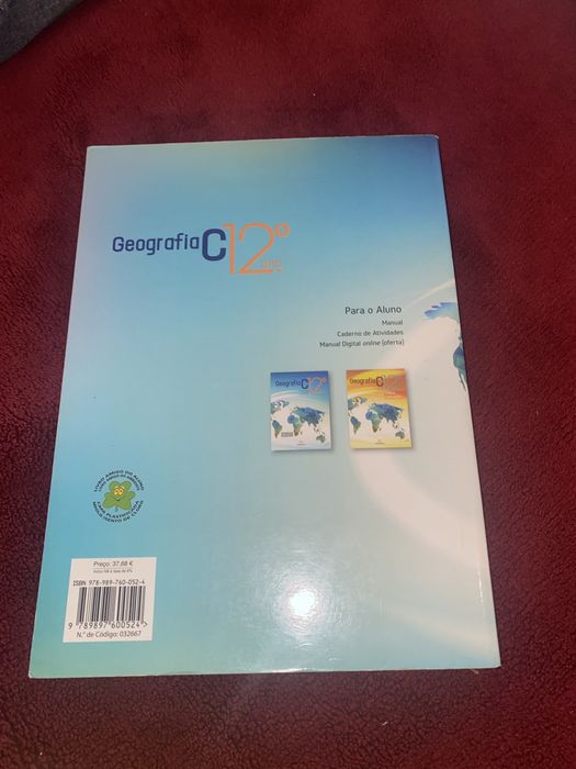 Livro Escolar Geografia C 12.o ano