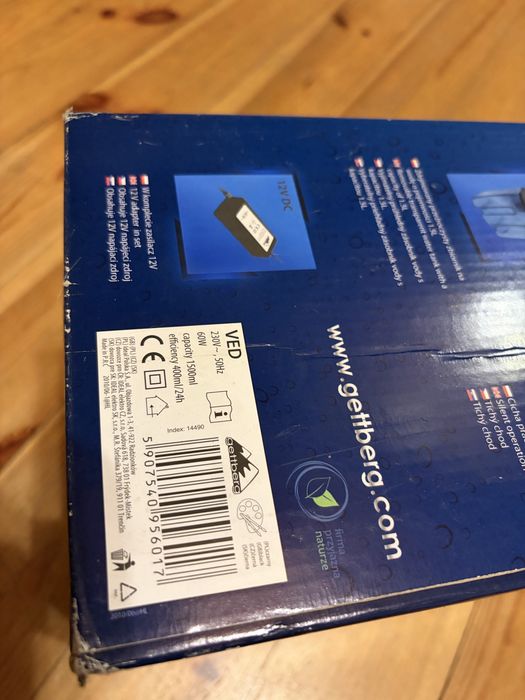 Osuszacz oczyszczacz powietrza Gettberg VED