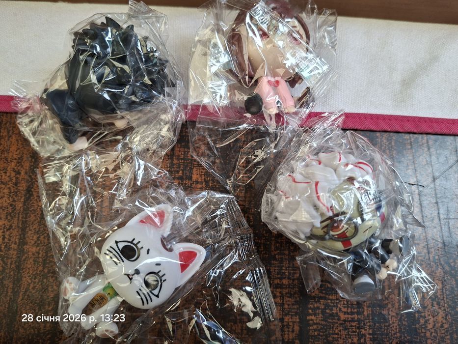 Набор фигурок 4 шт Дандадан Dandadan Окарун Турбо бабка Аясэ Момо Кэн