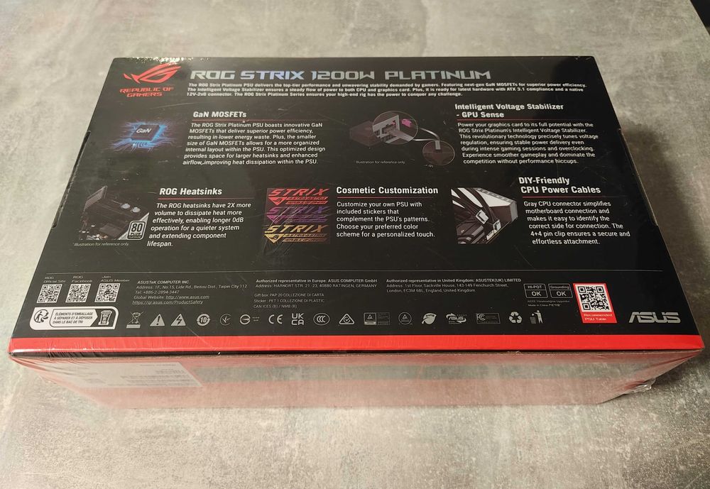 Asus Rog Strix 1200w platinum