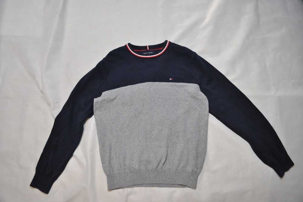 TOMMY HILFIGER M męski sweter klasyczny bawełniany sz2v1