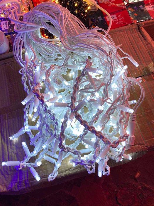 Бахрома уличная Гирлянда + Flash LED MOD_7.7.1 Фасадная Штора наружная