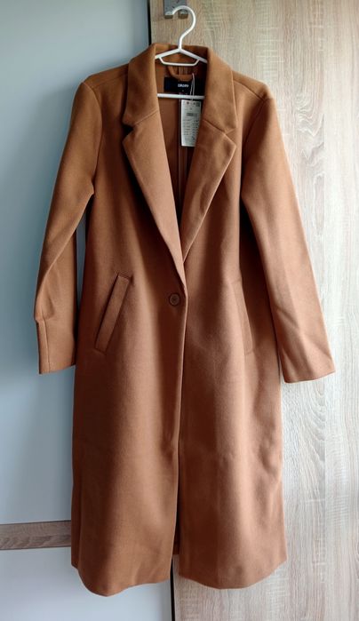 Klasyczny długi płaszcz r L wiosna/ jesień NOWY