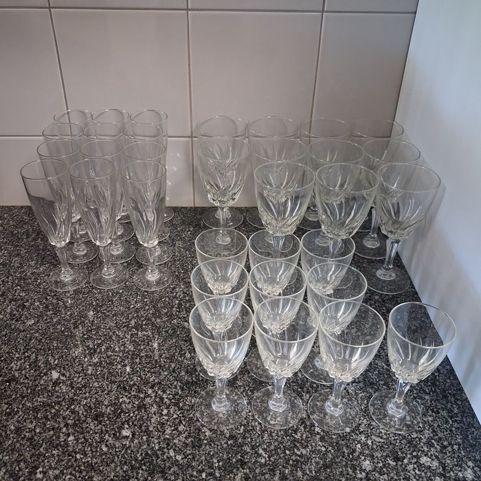 Serviço de Copos Luminarc Durand D'Arques cristal