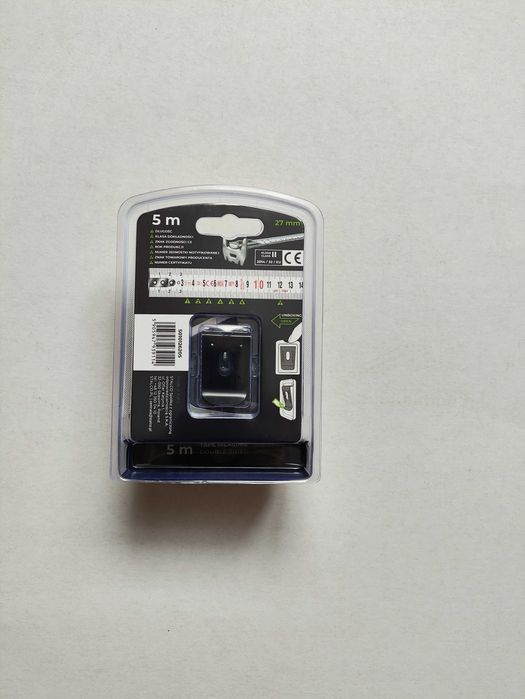 Miara zwijana magnetyczna 5 m × 27 mm z autoblokadą STALCO PERFECT