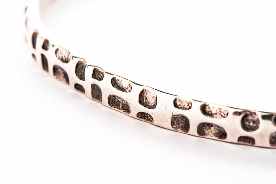 Srebrna Bransoletka - Bangle - 15,98g - PRL - RYTOSZTUKA - Kraków