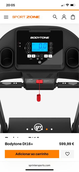 Passadeira electrica BODYTONE DT16