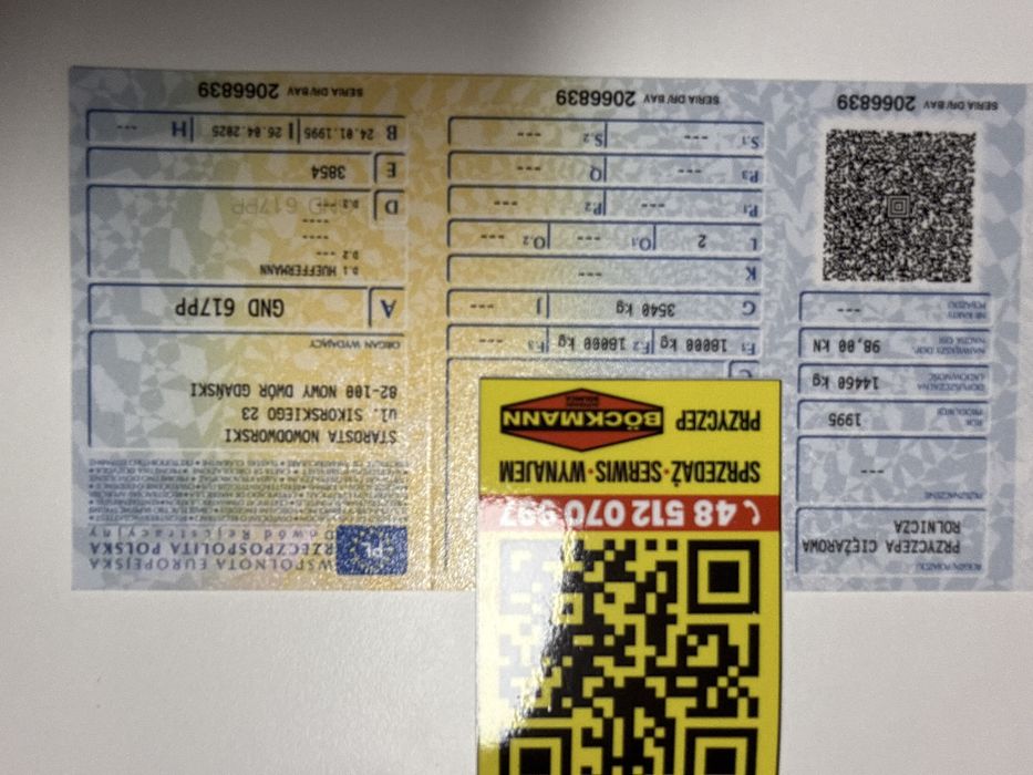 Ifa hw Huffermann przyczepa platforma 95r 7 m 18 ton do balotow