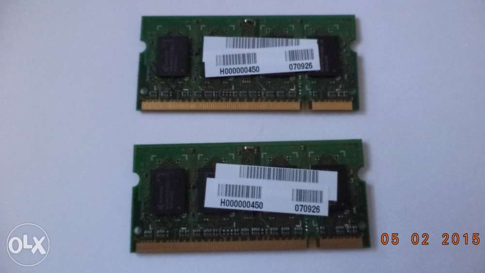 Memorias Ram - 512mb 2rx16 pc2 / 5300s / 555 /12 10 - impecaveis