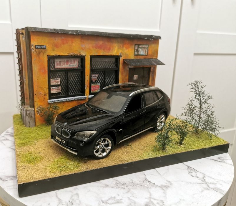 Dioramy 1:18 Diorama wykonam makieta autoart kyosho norev solido otto