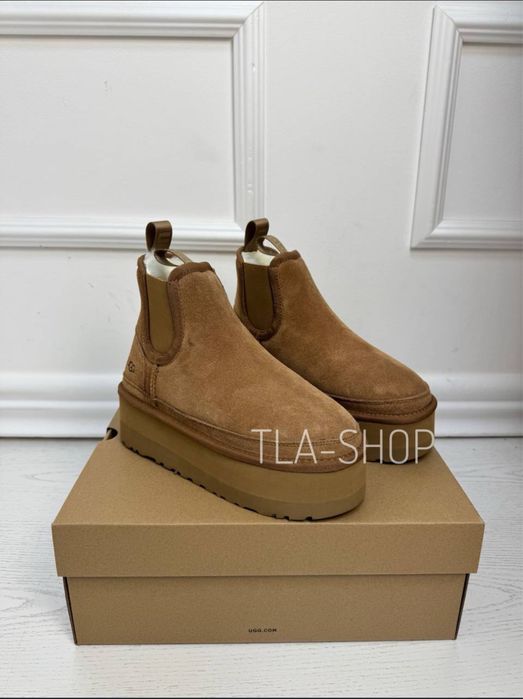 Угги Ugg Neumel Platform Chealsea жіночі уггі