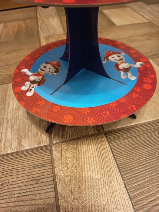 Nowa tekturowa patera stojak na ciasto Psi Patrol