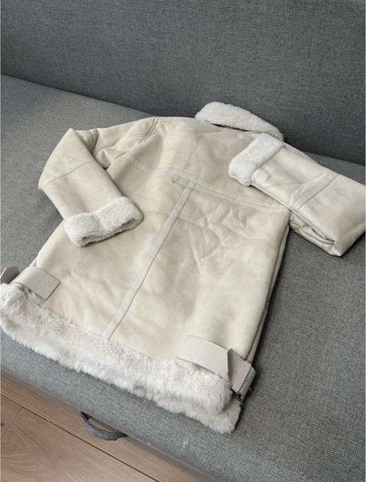 Дубленка авиатор женская pull&bear