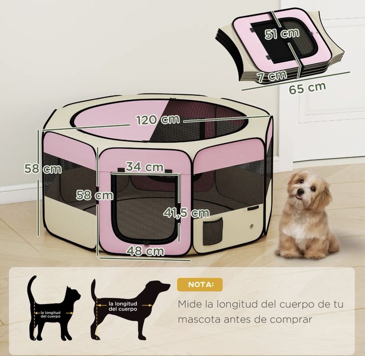 LOJA!! Parque para cachorro dobravel - NOVO