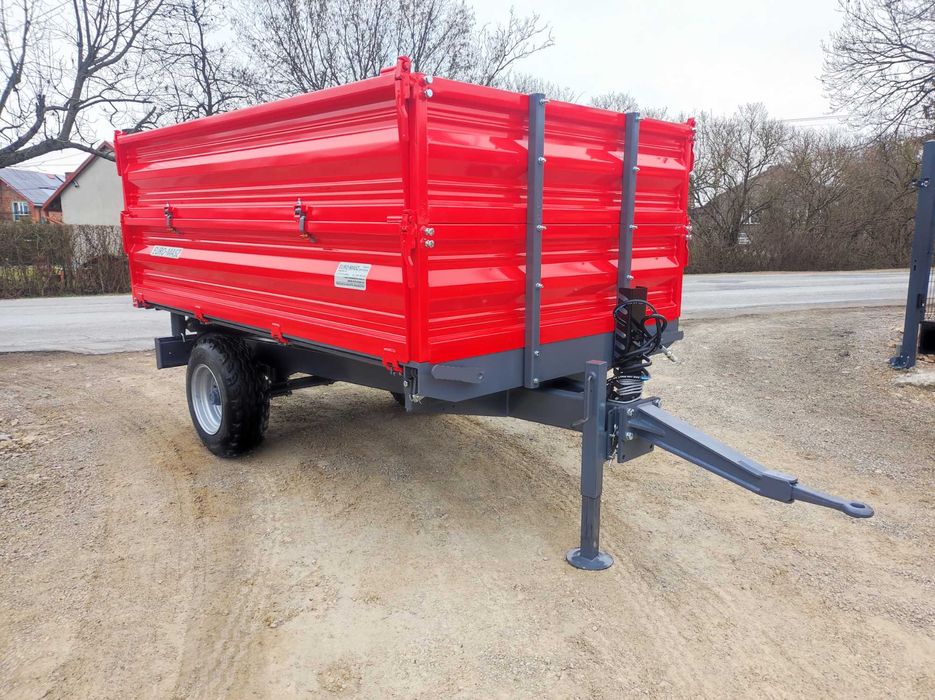 PRZYCZEPA ROLNICZA 3t jednoosiowa euro-masz WYWROTKA