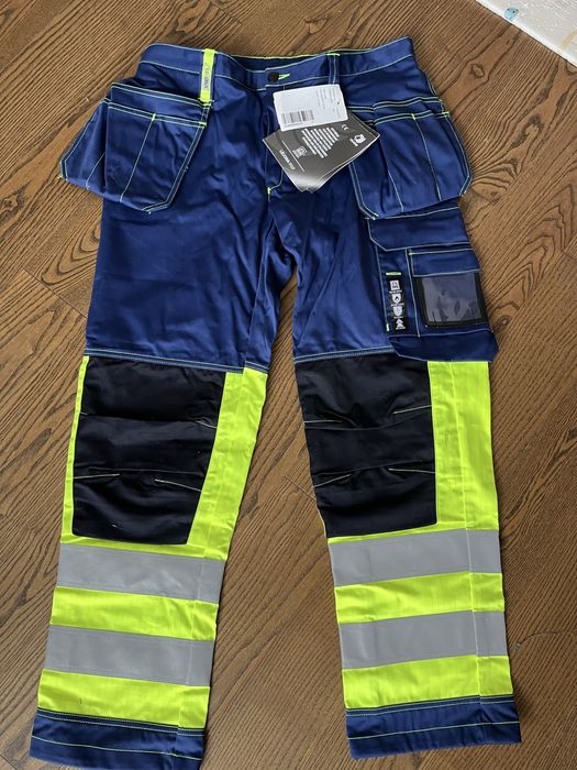 Жіночі робочі штани LEIJONA Hi-Vis Class 3, розмір 46, нові