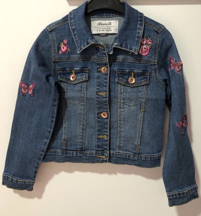 Casaco de ganga 7-8 anos