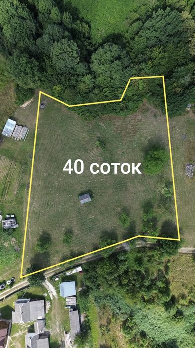Продаж земельної ділянки в с. Шешори 40 сот. під ОСГ неподалік гірська річка та ліс БЕЗ КОМІСІЇ