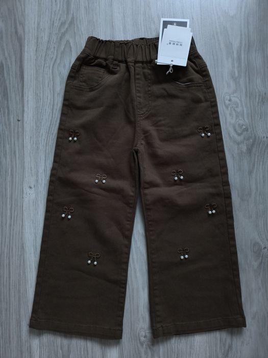 Джинси штани шоколад,котон на 3-4 роки,98-104