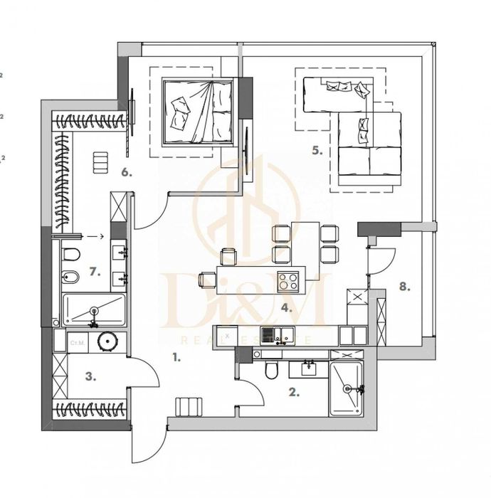 2-комнатная квартира по адресу (площадь 100,5 м²) - Atlanta.ua - фото 21