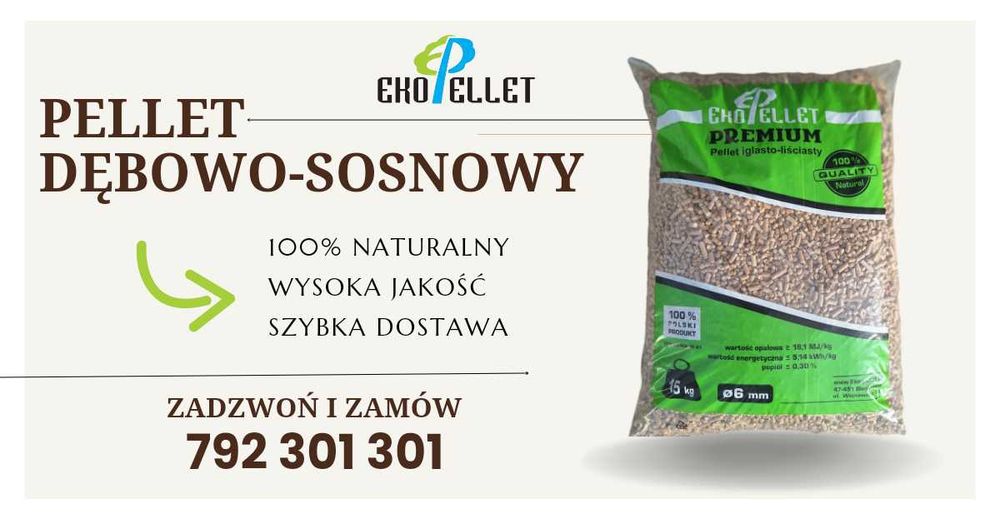 pellet z czystego drewna wysoka kaloryczność certyfikowany