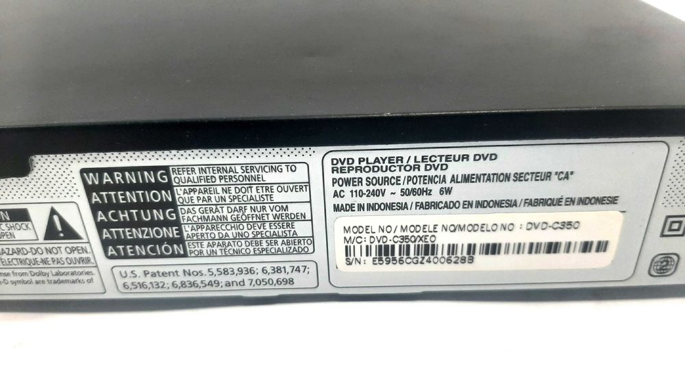 DVD PLAYER DVD-C350 Samsung pilot