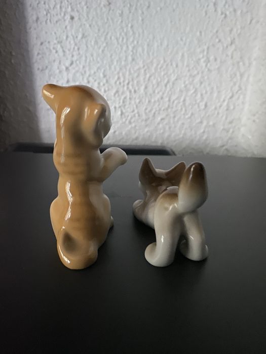 2 Figurki porcelana Płonne vintage