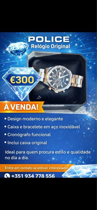 Relogio Police novo