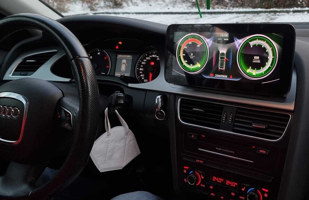 (NOVO) Rádio 2DIN Android 10.25"• AUDI A4 (B8) / A5 • [4+64GB]