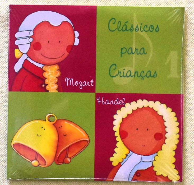 CD "Clássicos para Crianças" - Mozart, Handel, Dall'Abaco, etc. (novo)
