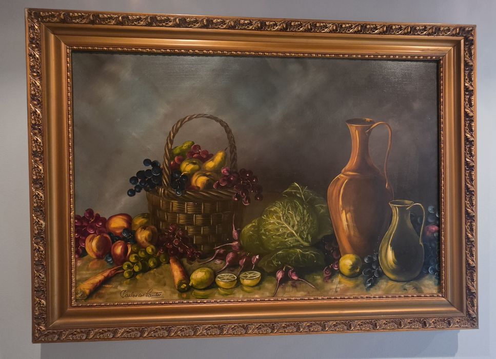 Pintura a óleo s/tela - Carlos dos Santos