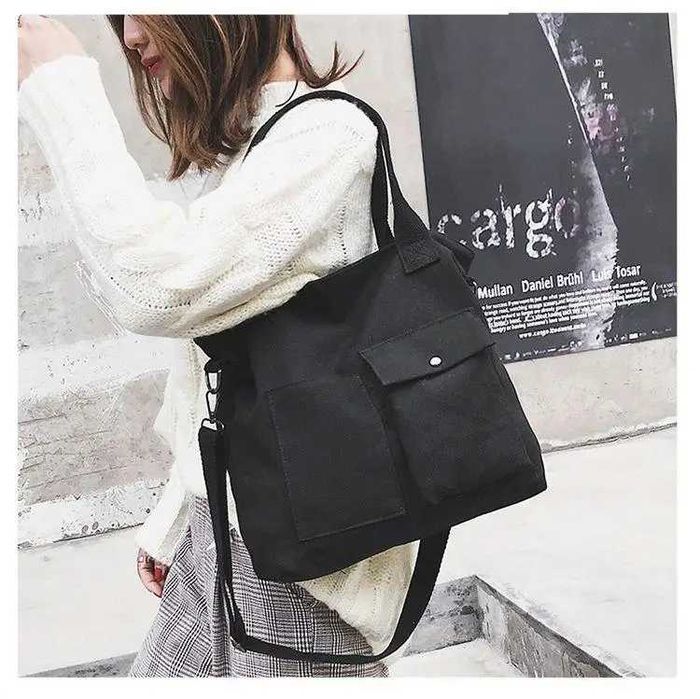 Сумка шоппер женский черный (RN-120)