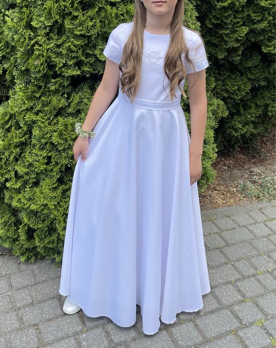 Sukienka komunijna 146/152 MK Maryla  alba na komunię sla dziewczynki